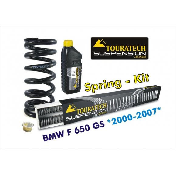 Muelles progresivos de intercambio Hyperpro para horquilla y tubo amortiguador,BMW F650GS *2000-2007*