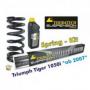 Muelles progresivos de intercambio Hyperpro para horquilla y tubo amortiguador,Triumph Tiger 1050i *desde el año 2007*