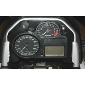 Embellecedor del cuadro de instrumentos con 2 tomas de enchufe para BMW R1200GS (2008-2012) / R1200GS Adventure (2008-2013)