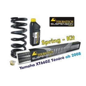 Muelles progresivos para horquilla y amortiguador en Yamaha XT660Z Tenere (Sin ABS) desde 2008