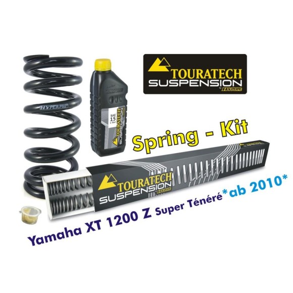 Muelles progresivos de intercambio Hyperpro para horquilla y tubo amortiguador para Yamaha XT1200Z Super Tenere desde el año 201