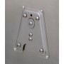 Placa de fijación del soporte de accesorios de las maletas de aluminio BMW y Zega PRO