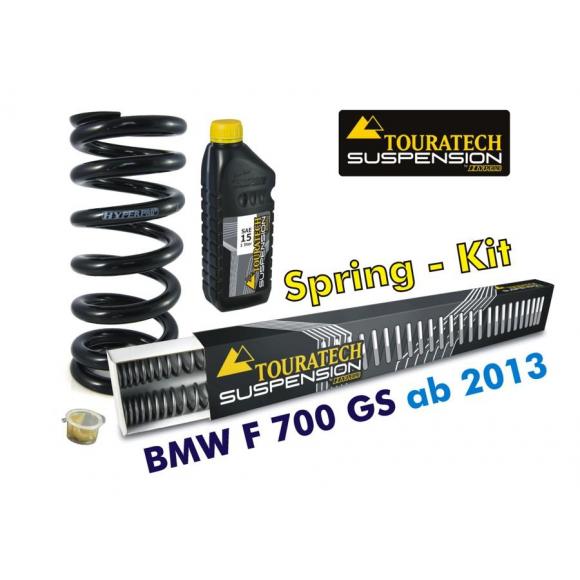 Muelles progresivos de intercambio Hyperpro para horquilla y tubo amortiguador,BMW F700GS *desde el año 2013*
