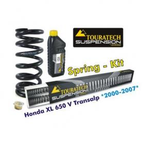 Muelles progresivos de intercambio Hyperpro para horquilla y tubo amortiguador,Honda XL650V Transalp *2000-2007*