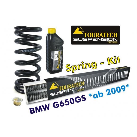 Muelles progresivos de intercambio Hyperpro para horquilla y tubo amortiguador, *BMW G650GS 2009*