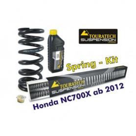 Muelles progresivos de intercambio Hyperpro para horquilla y tubo amortiguador para Honda NC700X *desde el año 2012*