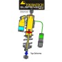 Amortiguador de la suspensión trasera para BMW R1200GS (2004-2012) modelo *Extreme*