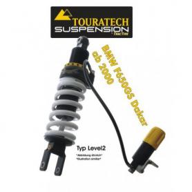 Touratech Tubo amortiguador de la suspensión para BMW F650GS DAKAR a partir de 2000 tipo level2/ExploreHP