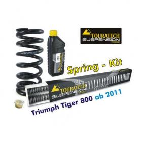 Muelles progresivos de intercambio Hyperpro para horquilla y tubo amortiguador, Triumph Tiger 800 desde el año 2011