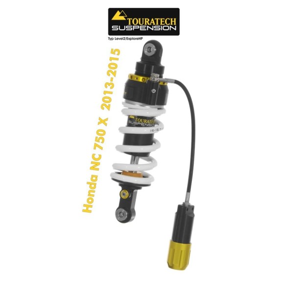 Touratech Tubo amortiguador de la suspensión para Honda NC750X a partir 2013-2015 tipo Level2/ExploreHP