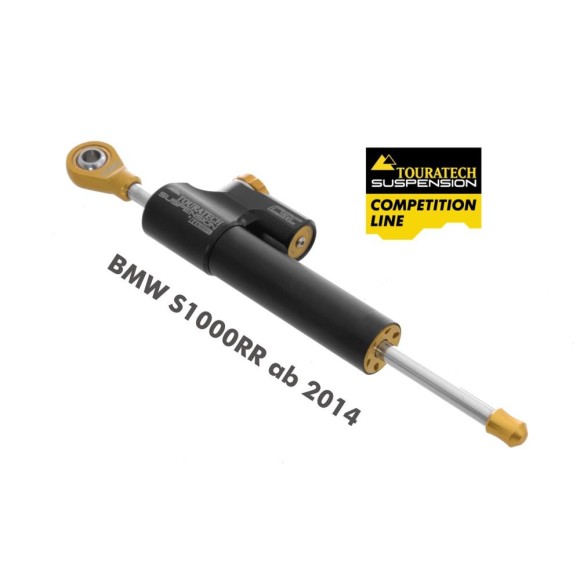 Amortiguador de dirección Touratech Suspension Competition CSC para BMW S1000RR desde 2014 incl. kit de montaje