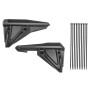Guardabarros para los reposapiés de acompañante en BMW R1250GS / R1250GS ADV / R1200GS (LC) / R1200GS LC ADV