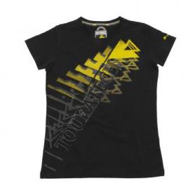 Camiseta "Triangle" mujer, negra