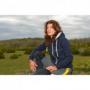 Sudadera con cremallera "Adventure Equipment", mujer, azul