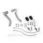 Reinforcement bars for the original engine protection bars of BMW R1200GS LC and Adventure LC.