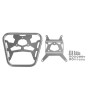 Soporte de Topcases ZEGA para el "paquete Touring" de BMW  F 850 GS y F 750 GS