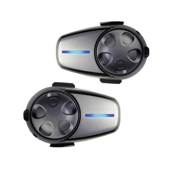 Pack Dual Intercomunicador Bluetooth® para motocicletas SMH10 Pack Dual con kit de micrófono universal