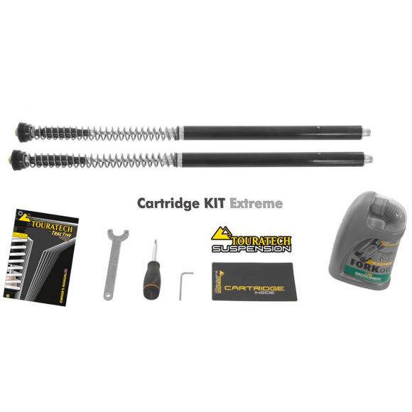 Touratech Suspension Kit de cartucho de bajada de suspensión Touratech -20 mm para Triumph Tiger 900 Rallye Pro de 2020