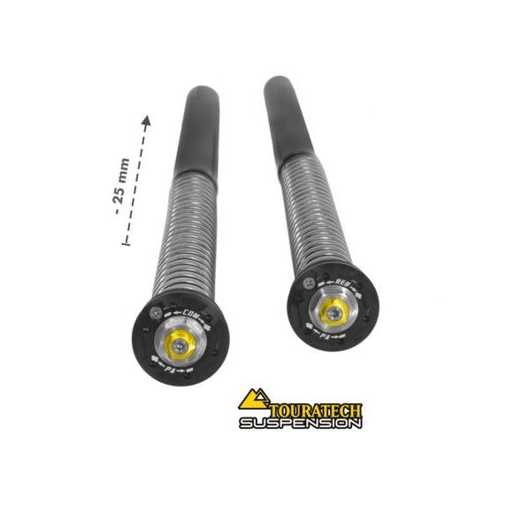 Kit de cartuchos con reducción de altura (-25mm) para Honda XL 750 Transalp