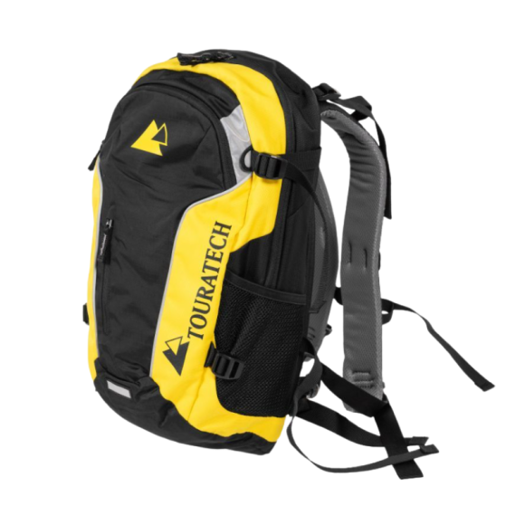 Touratech Daypack Amarilla – Mochila Moto 15L Impermeable y Reflectante | Touratech