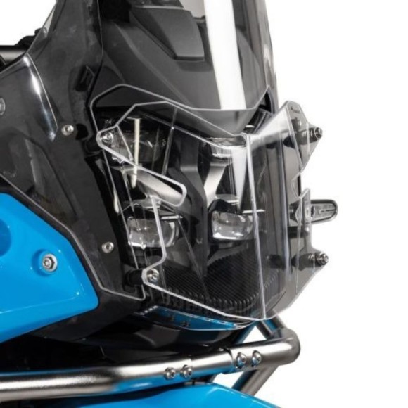 Protector de faro Makrolon , con cierre de liberación rápida para Yamaha Ténéré 700 (2025-)