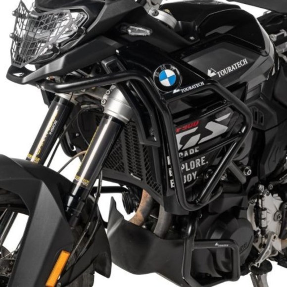 Barras protección carenado BMW F900GS Touratech resistentes y seguras