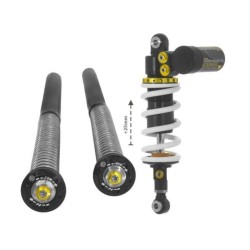 Touratech Suspension Set +25mm para CFMOTO 450MT (2024-), Amortiguador Extreme + Cartucho Abierto